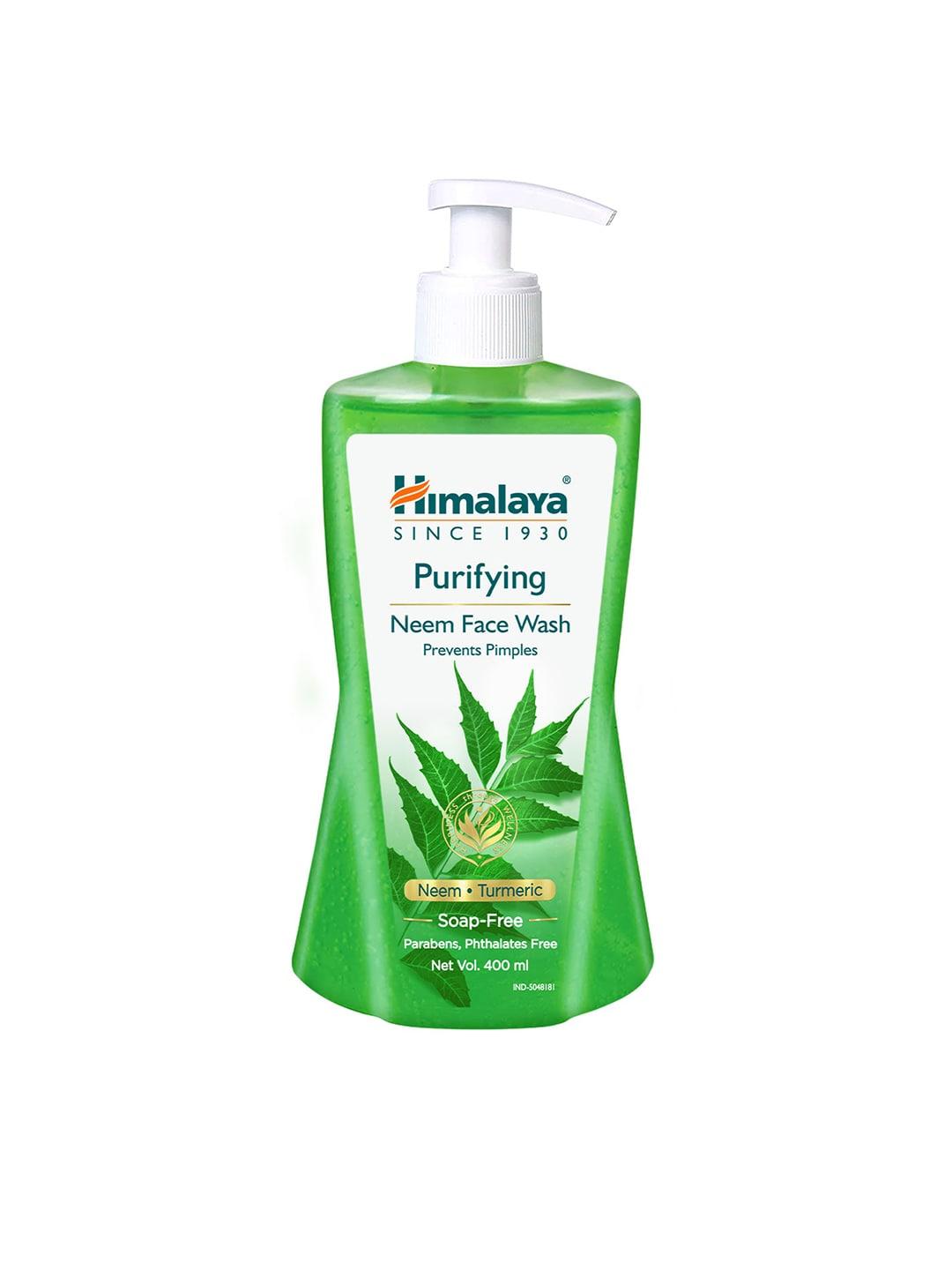 Himalaya Anti-Pimple Purifying Neem Face Wash with Turmeric For All Skin Types - 400 ml