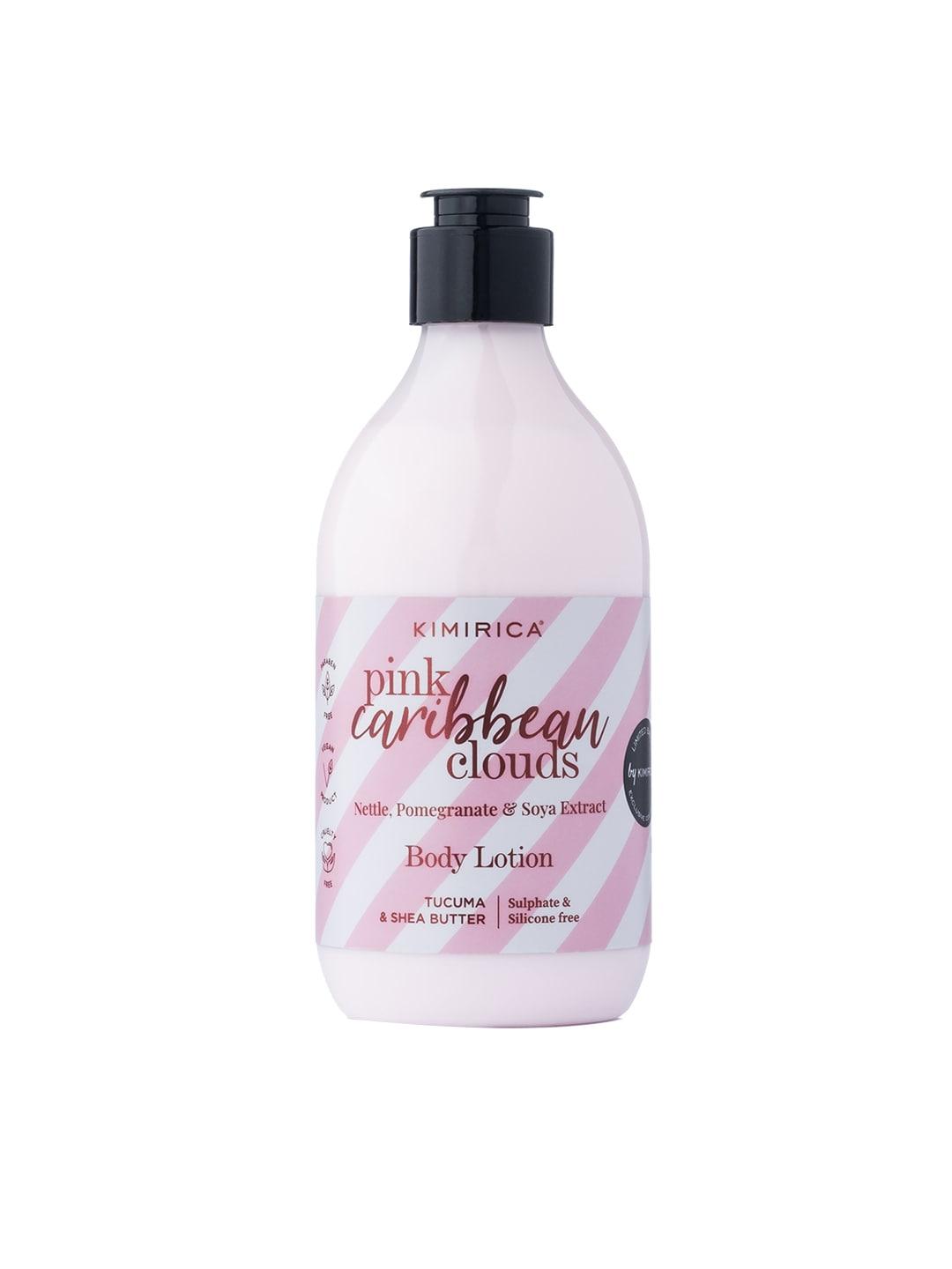 Kimirica Pink Caribbean Clouds Body Lotion With Nettle Pomegranate & Soya Extracts 300ml
