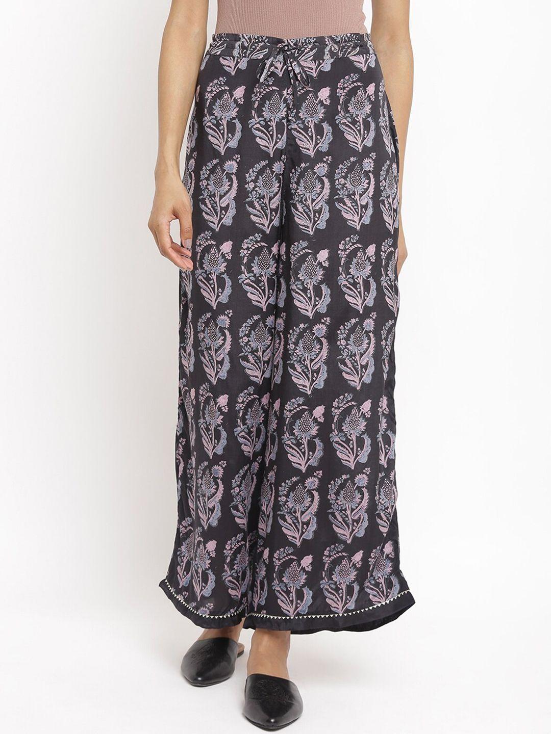 w-the-folksong-collection-women-black-ethnic-motifs-printed-trousers
