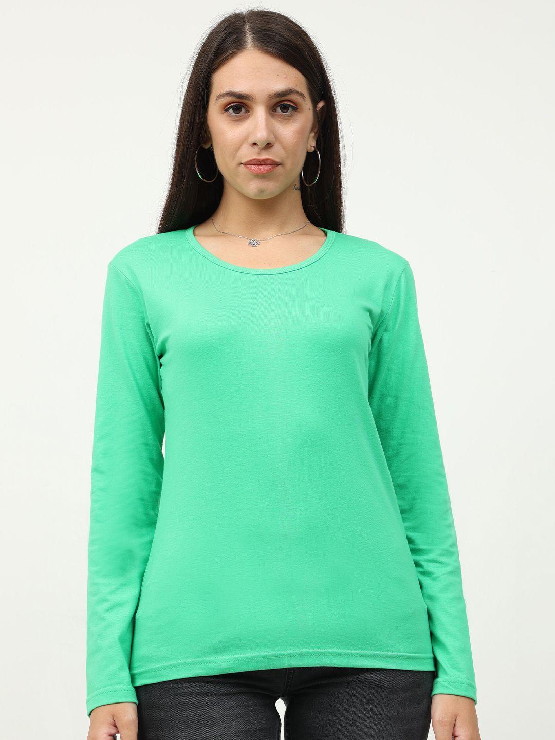 fleximaa-women-green-t-shirt