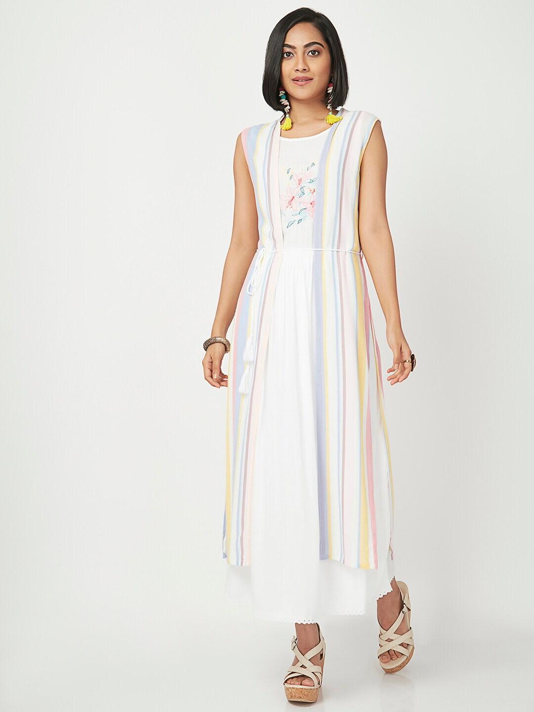 Ethnicity Multicoloured Ethnic Maxi Dress