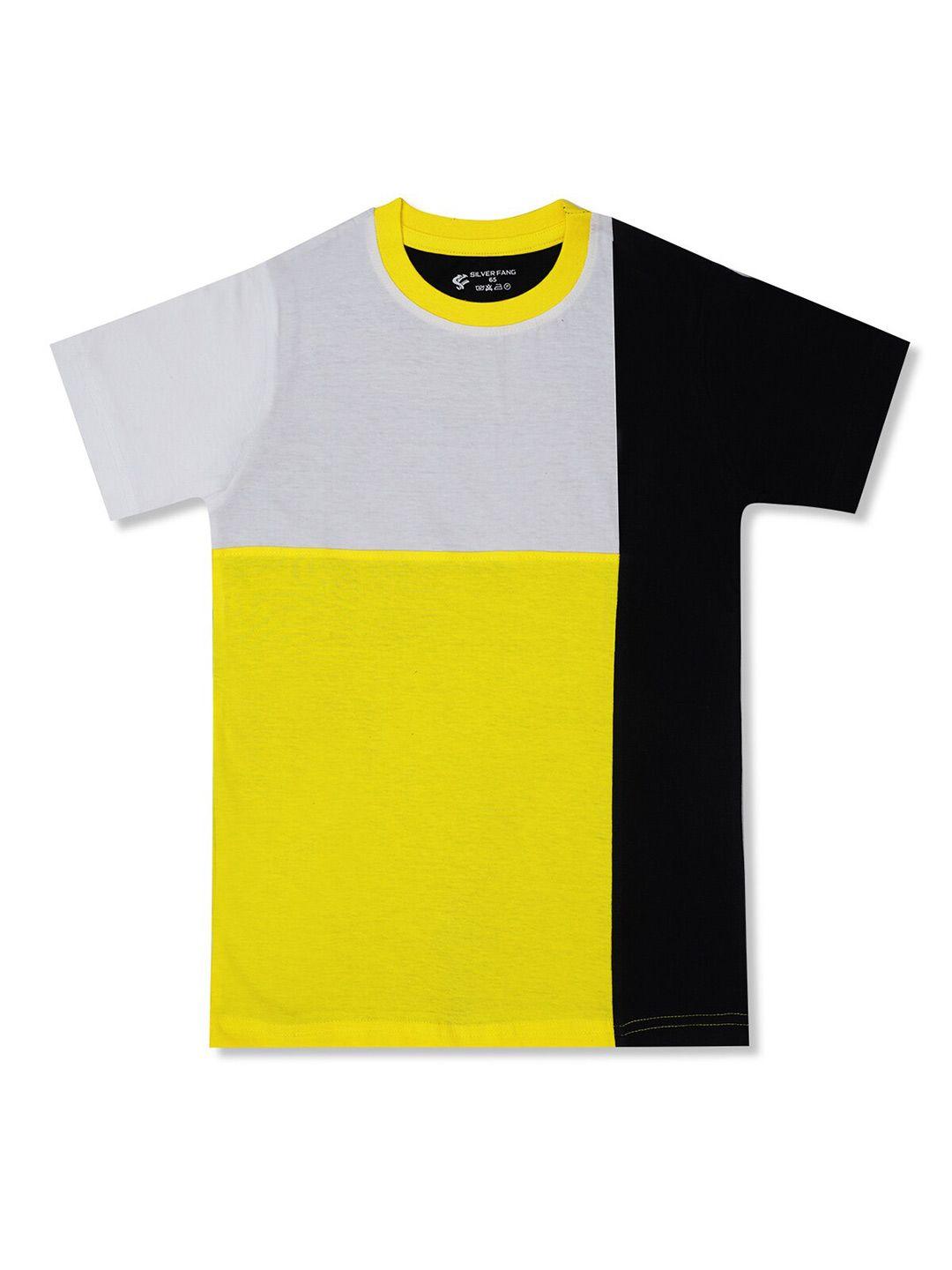 silver-fang-boys-black-&-yellow-colourblocked-t-shirt