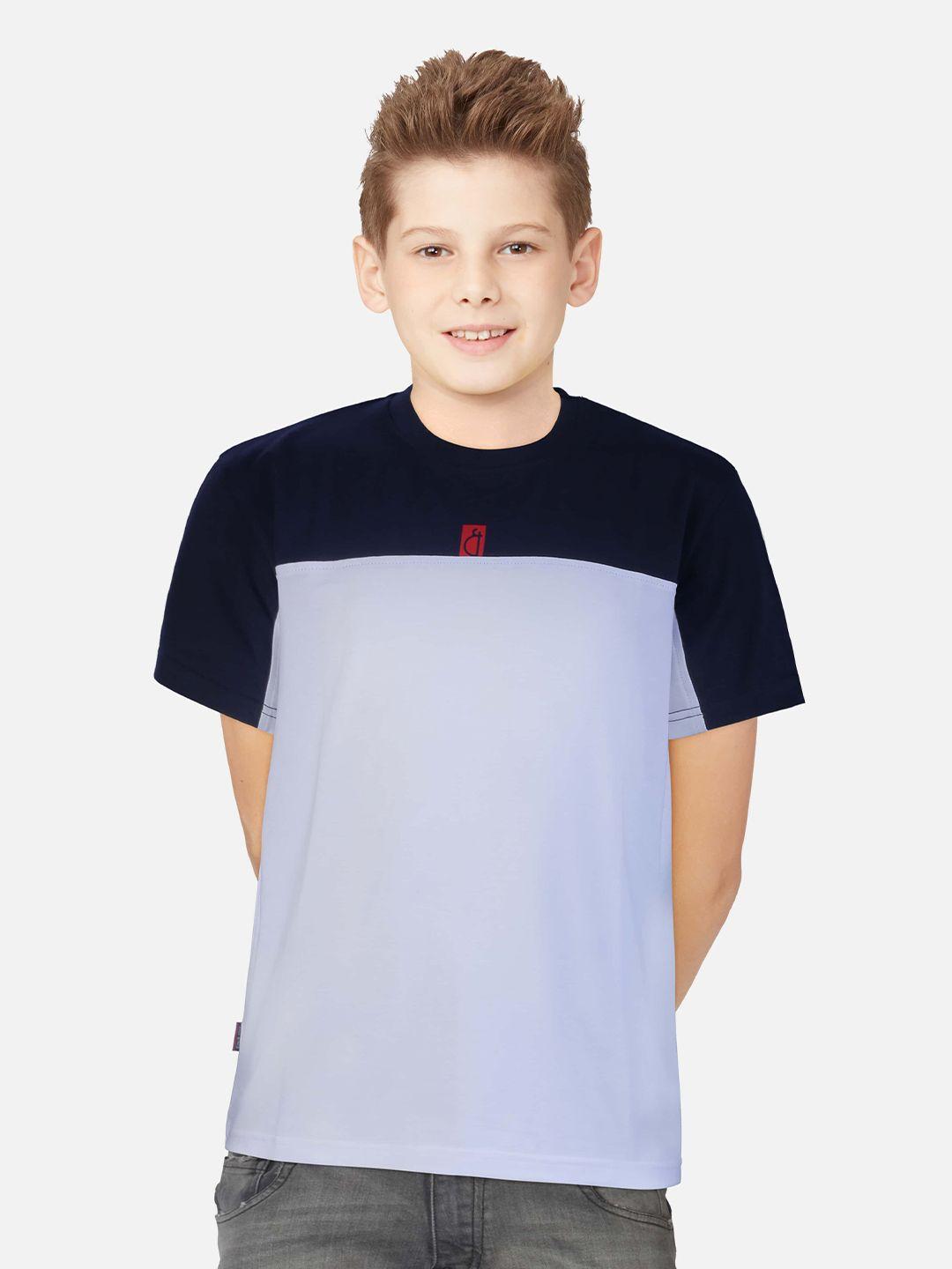 gini-and-jony-boys-blue-colourblocked-t-shirt