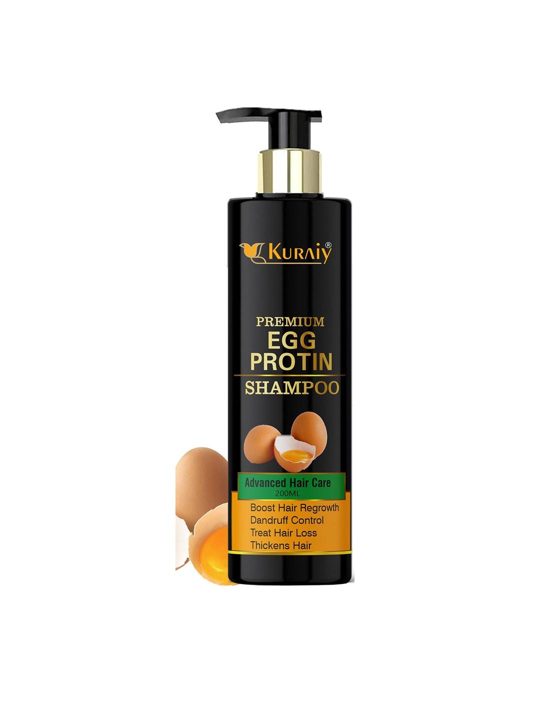 KURAIY Premium Advanced Hair Care Egg Protein Shampoo For Hair Regrowth - 200 ml