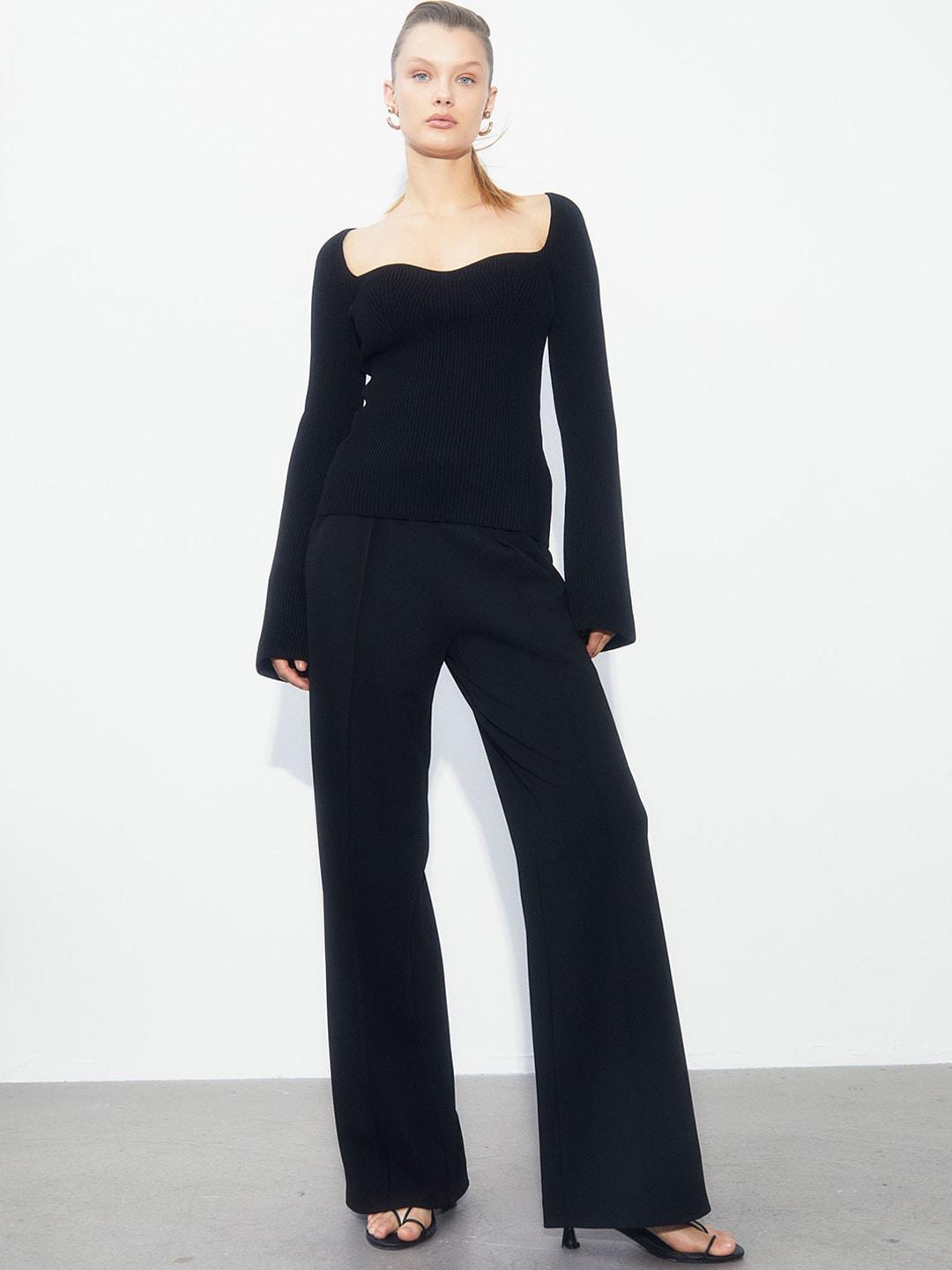 h&m-women-black-high-waisted-tailored-trousers