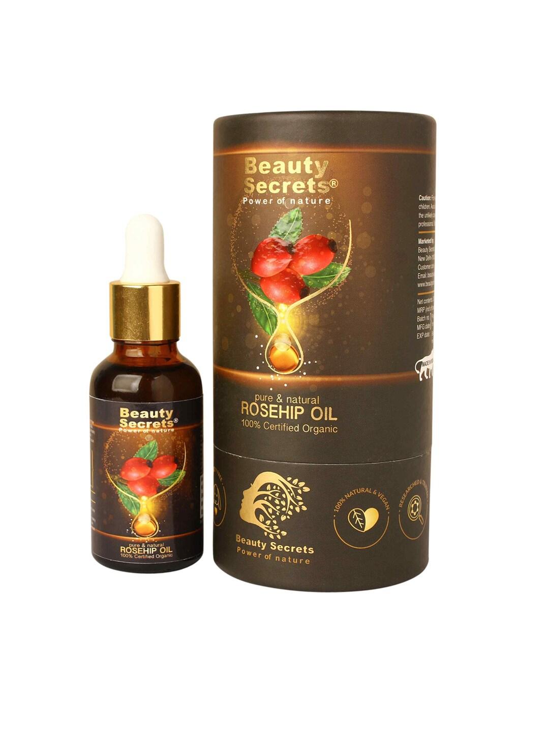 Beauty Secrets Pure & Natural 100% Certified Organic Rosehip Oil - 30 ml