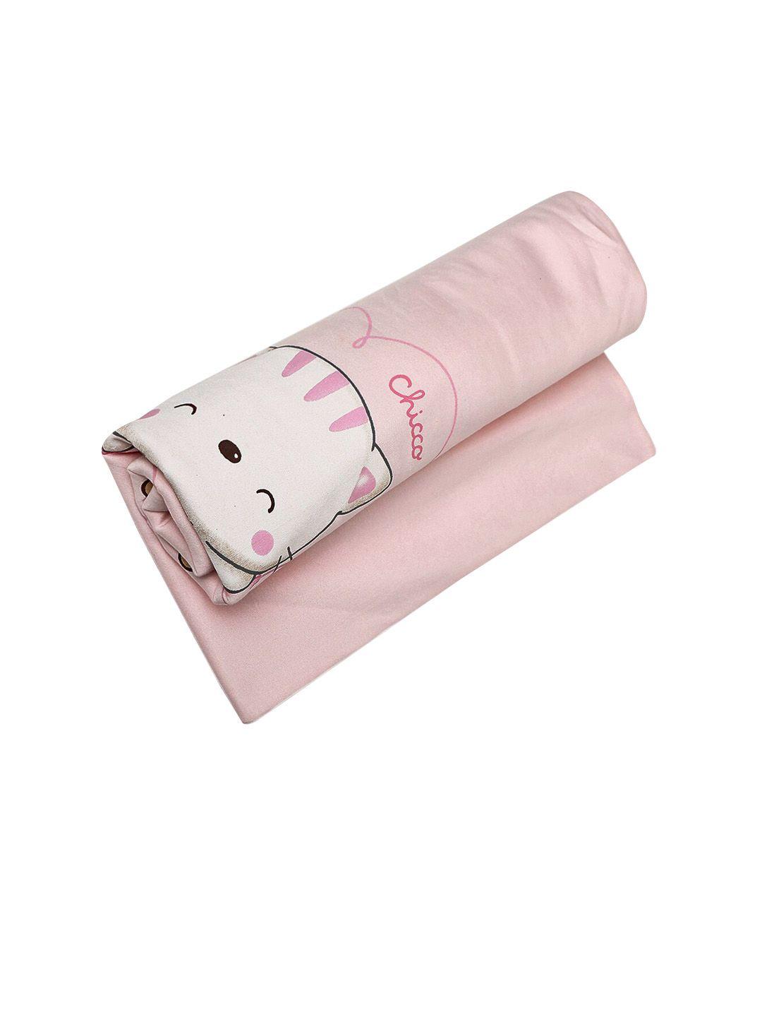 chicco-infant-kids-pink-printed-pram-blanket
