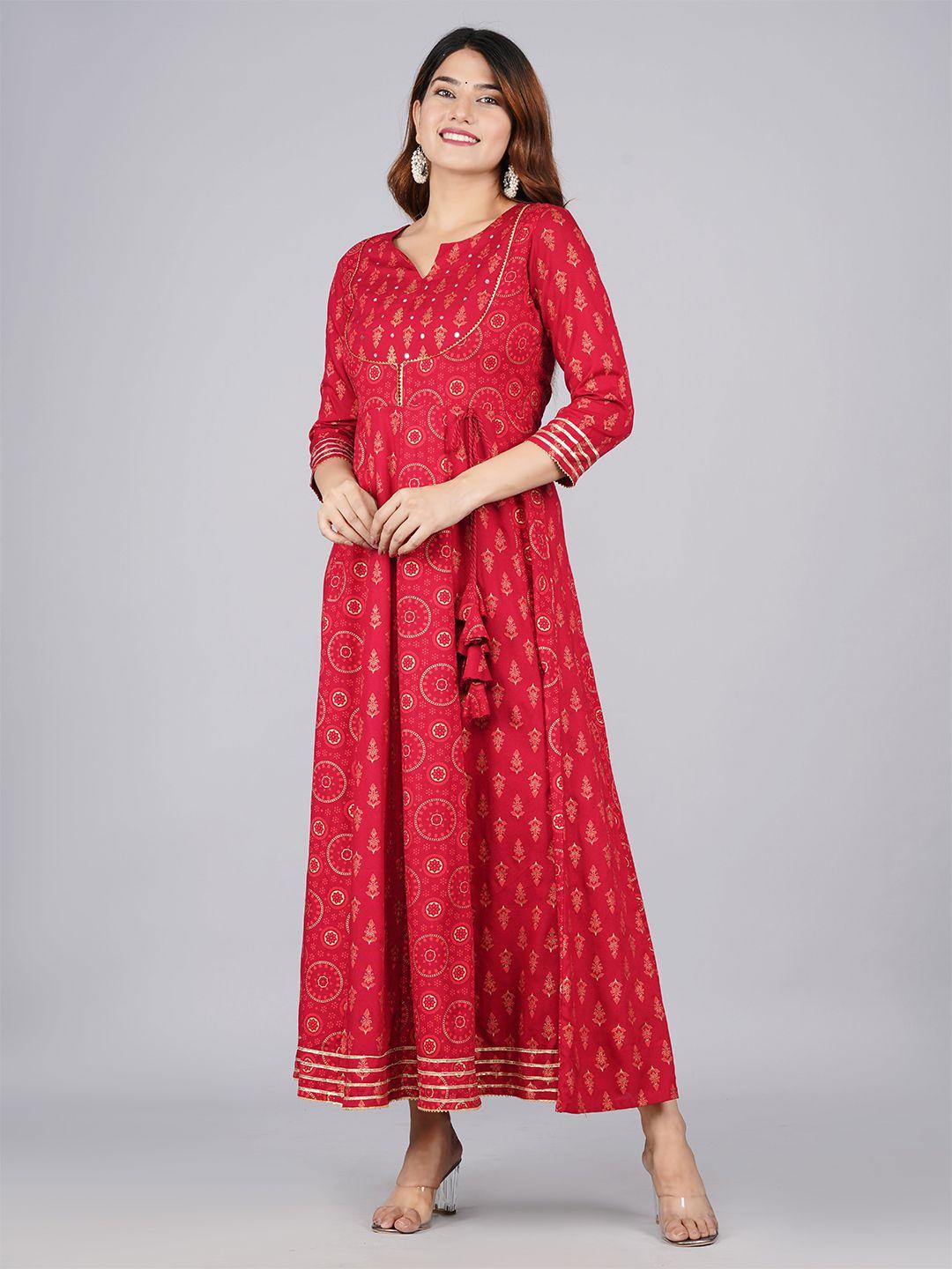 kalini-maroon-ethnic-motifs-ethnic-maxi-dress