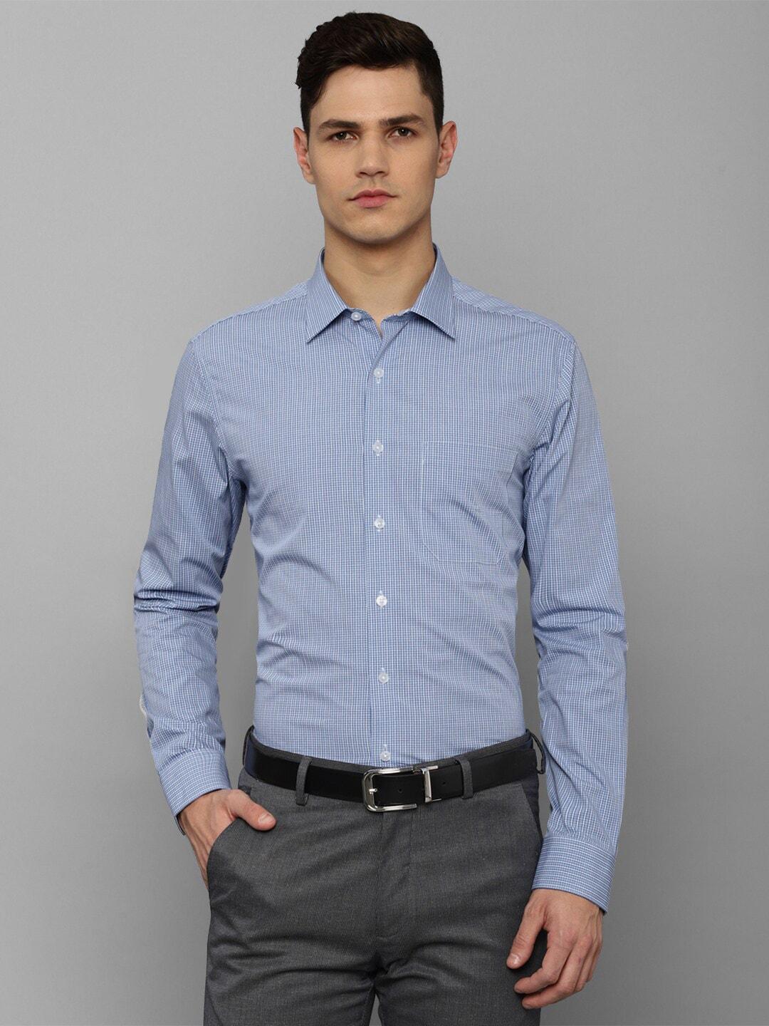 louis-philippe-men-blue-slim-fit-grid-tattersall-checks--casual-shirt