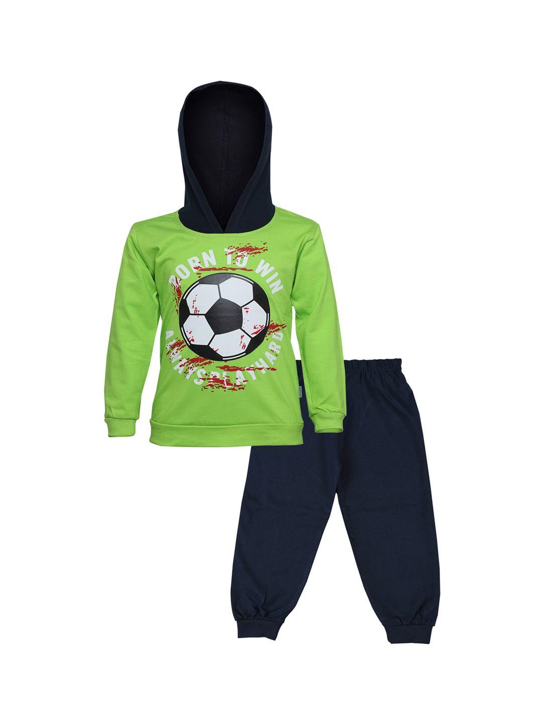CATCUB Unisex Kids Green Clothing Set