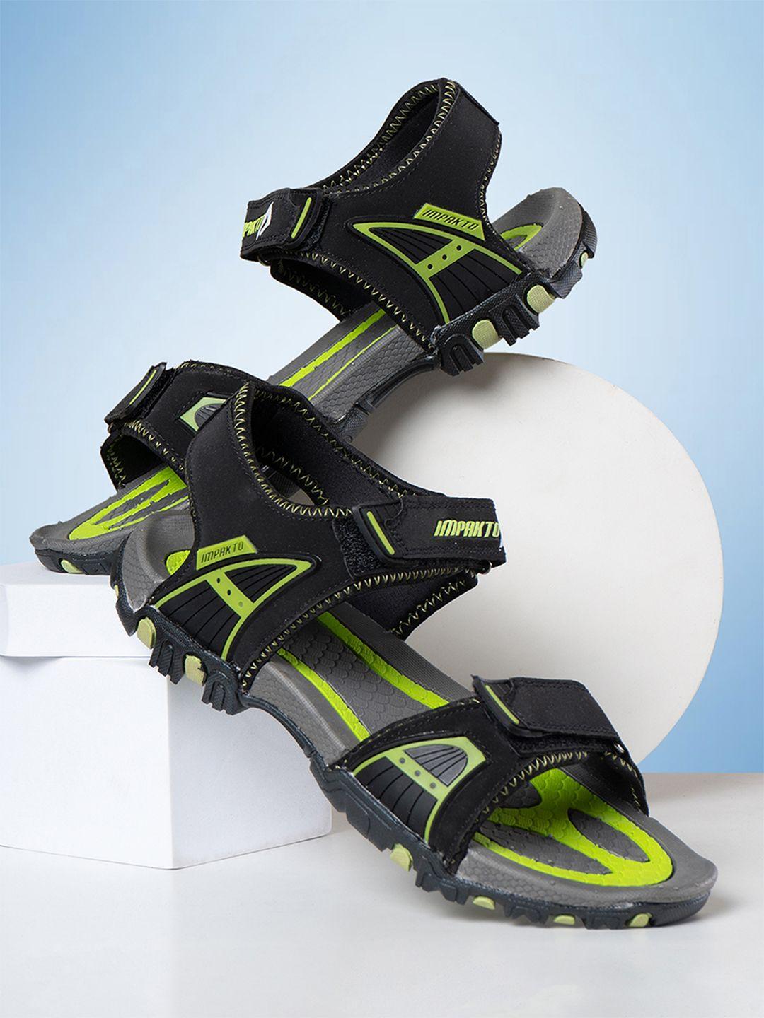 impakto-men-black-&-fluroscent-green-patterned-sports-sandals