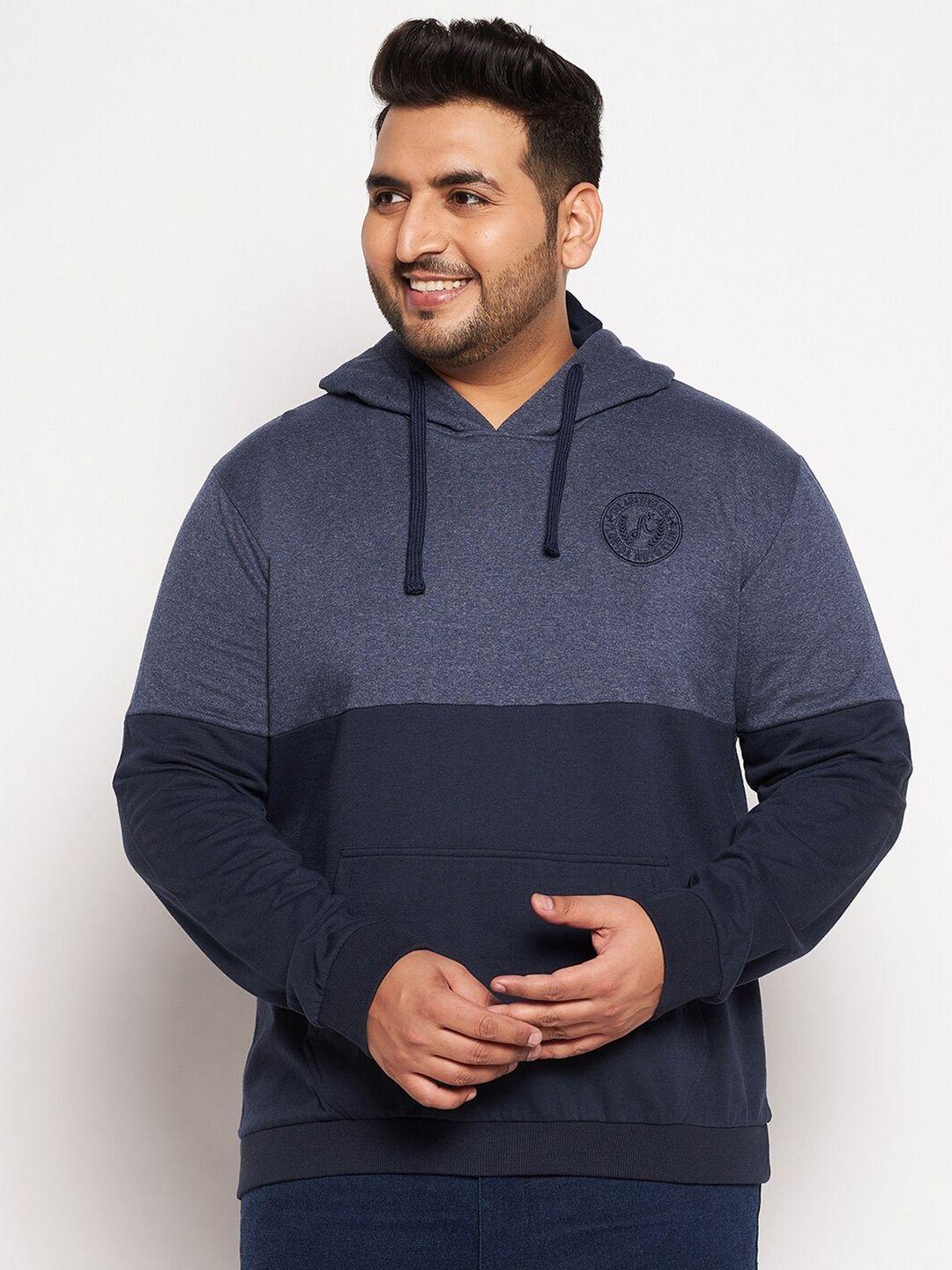 austivo-men-navy-blue-colourblocked-hooded-sweatshirt