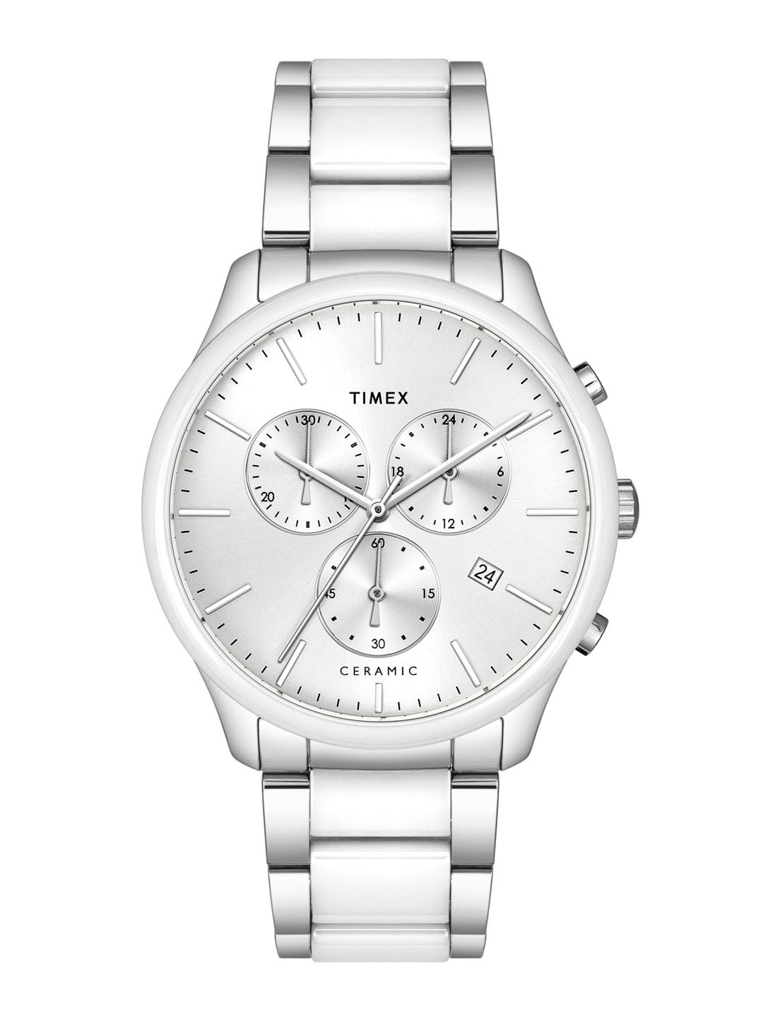timex-men-silver-toned-patterned-dial-&-silver-toned-stainless-steel-bracelet-style-straps-analogue-watch