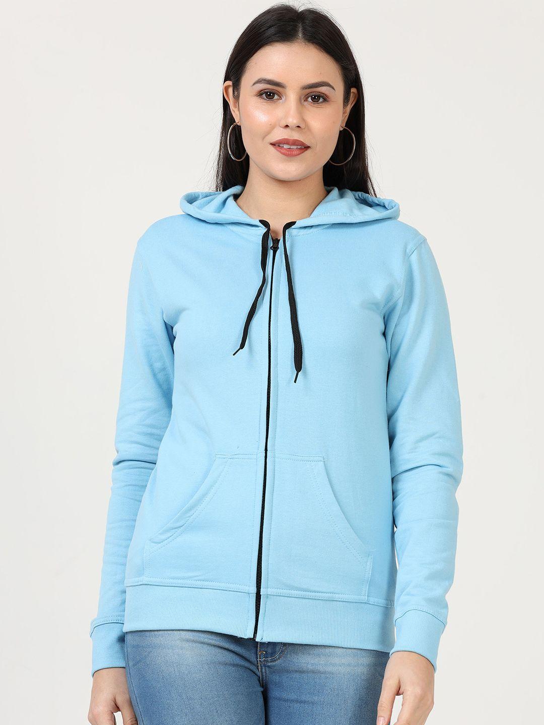 fleximaa-women-blue-hooded-cotton-sweatshirt