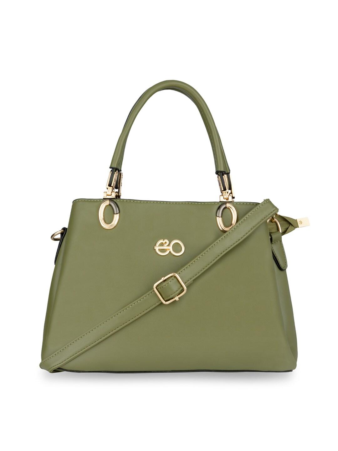 E2O Green PU Structured Handheld Bag