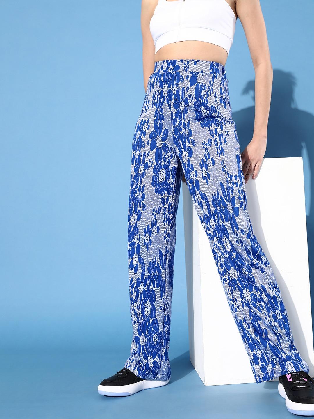 stylecast-x-hersheinbox-women-deep-blue-abstract-wide-leg-trousers