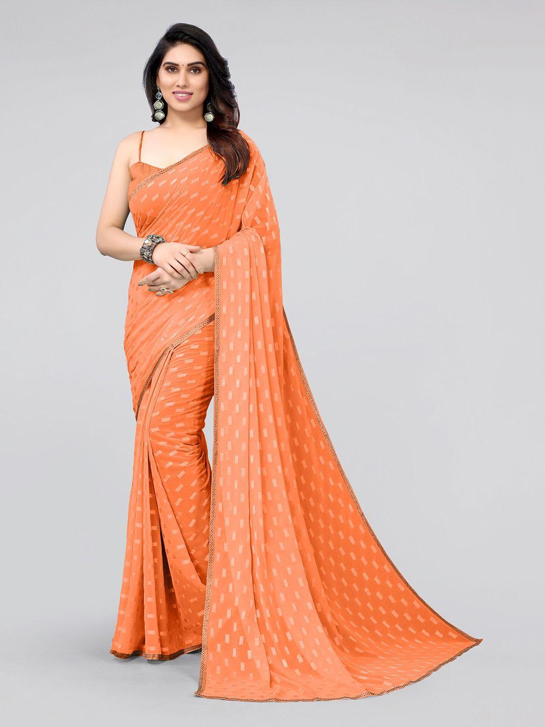 mirchi-fashion-orange-&-white-beads-and-stones-saree