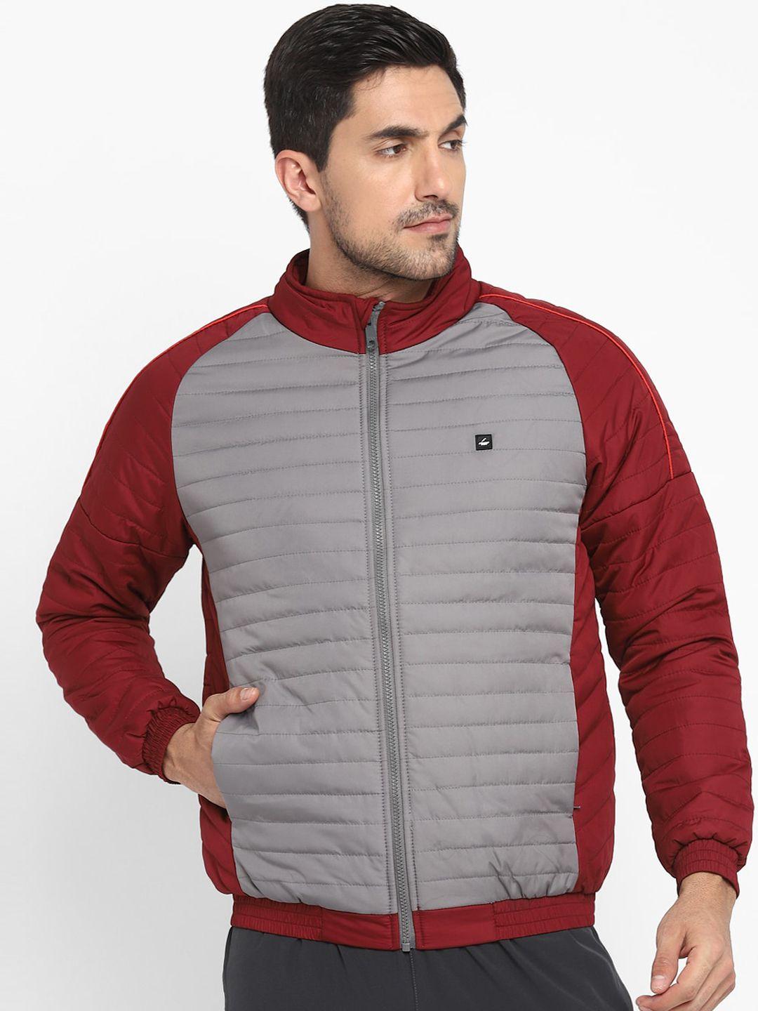 furo-by-red-chief-men-maroon-grey-colourblocked-lightweight-sporty-jacket