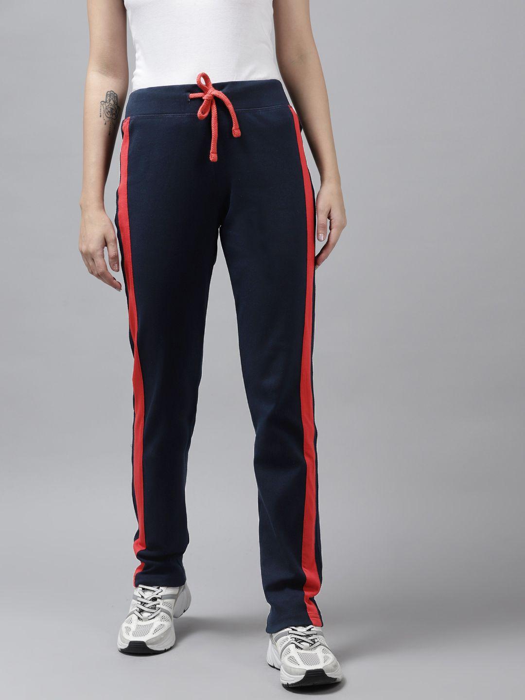 cayman-women-navy-blue-solid-track-pant