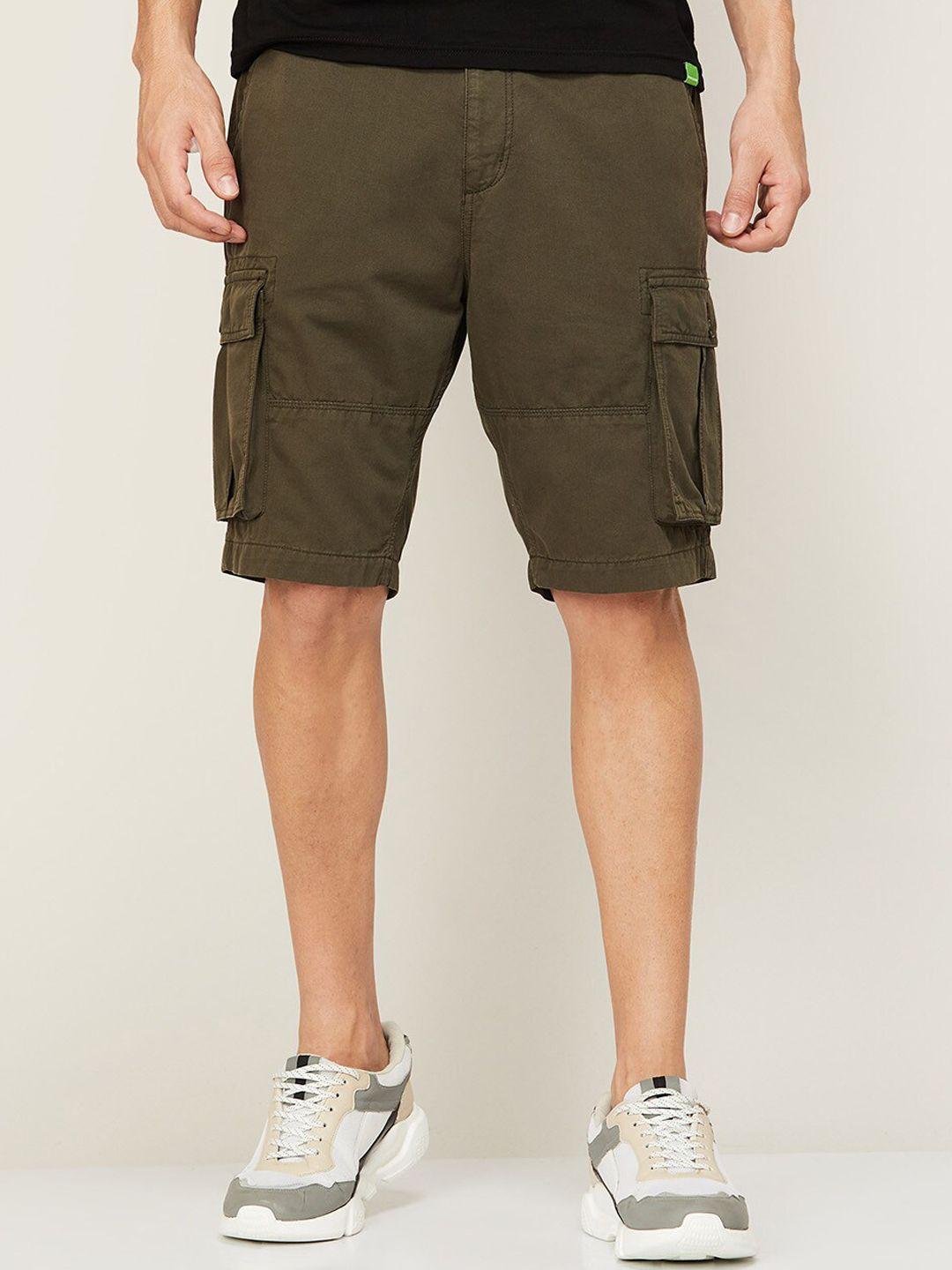 Fame Forever by Lifestyle Men Olive Green Cargo Shorts