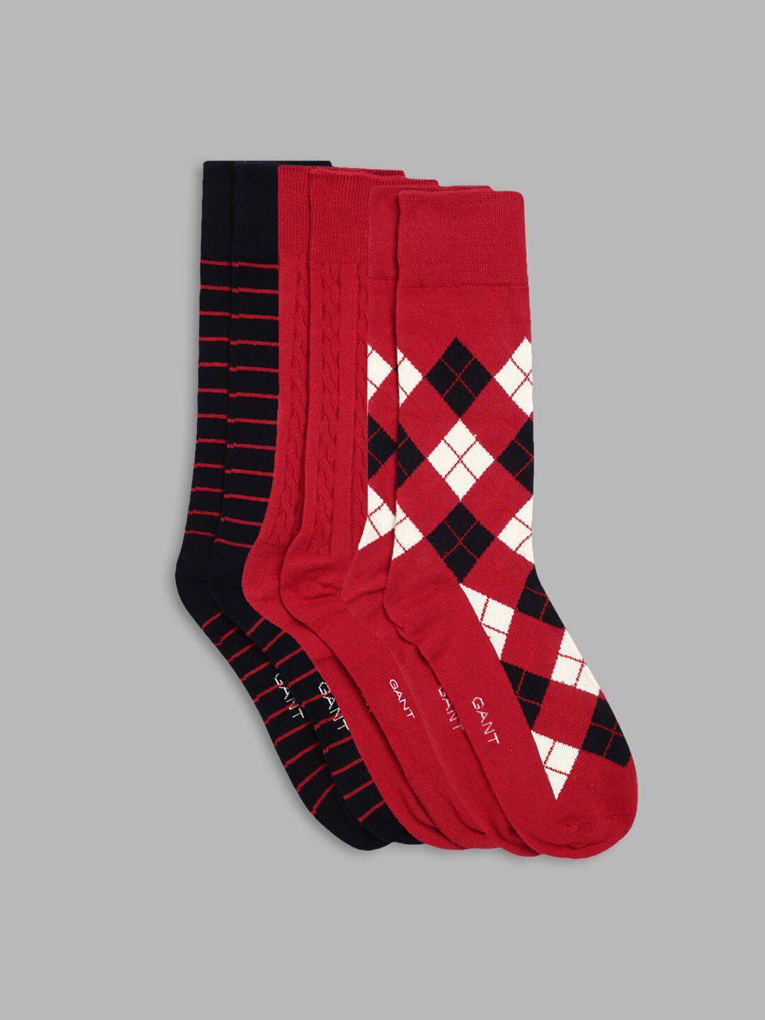 gant-men-pack-of-3-assorted-calf-length-socks