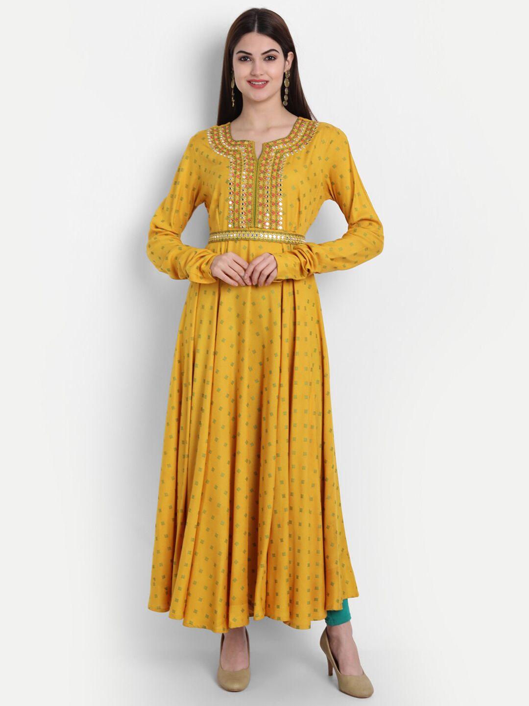 suti-mustard-yellow-ethnic-motifs-ethnic-maxi-dress