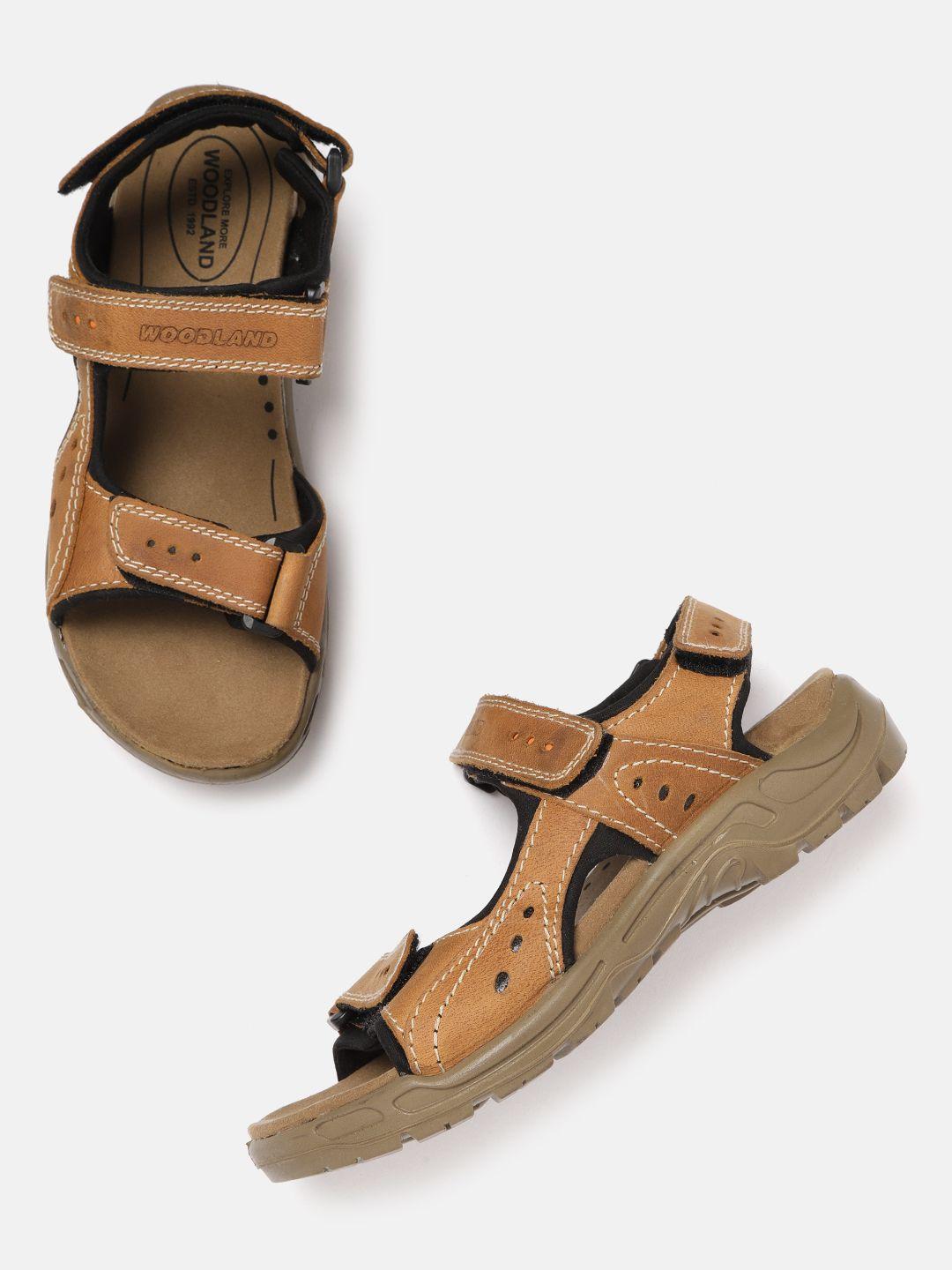 woodland-men-tan-brown-solid-sports-sandals