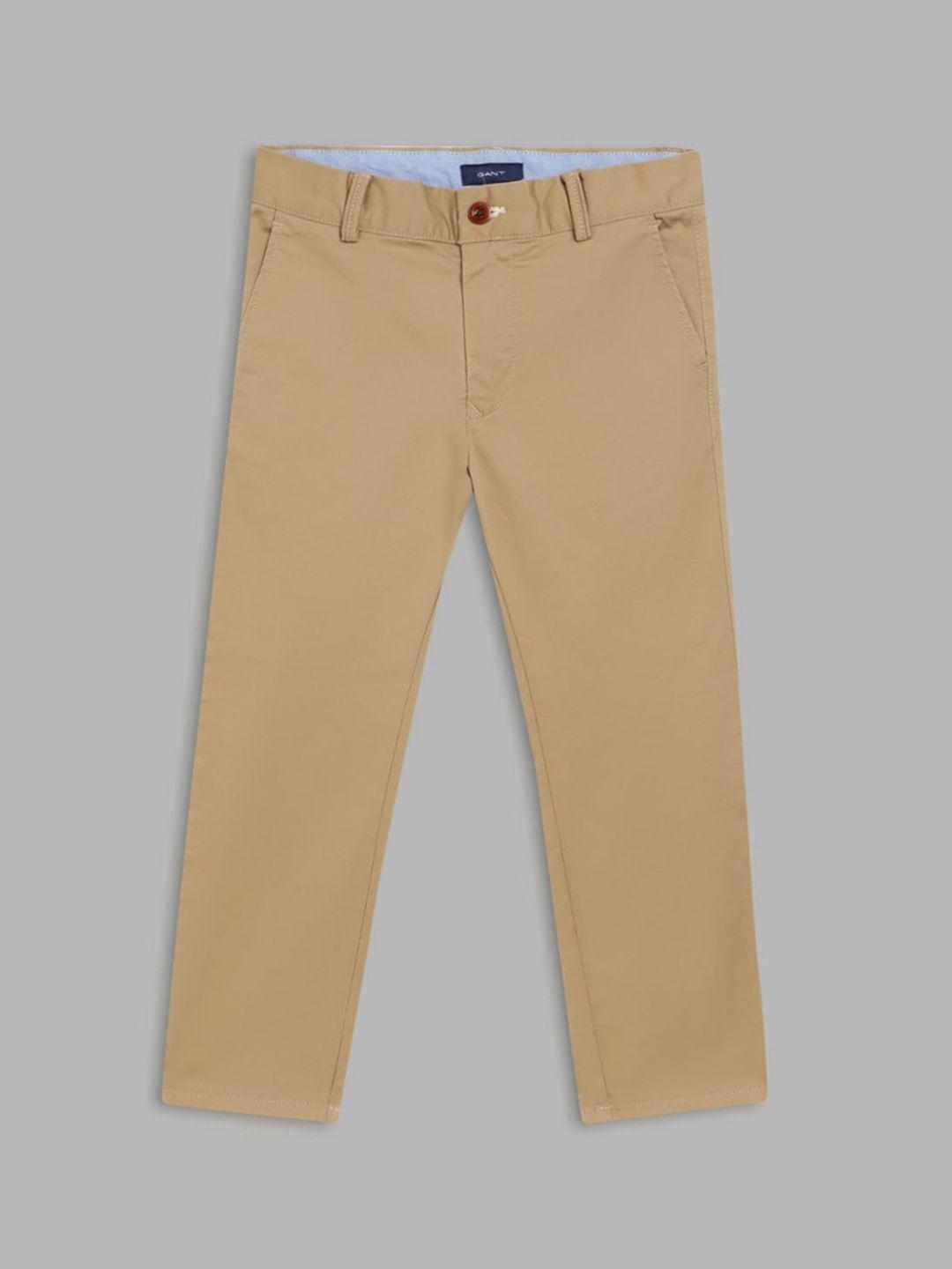GANT Boys Khaki Cotton Trousers