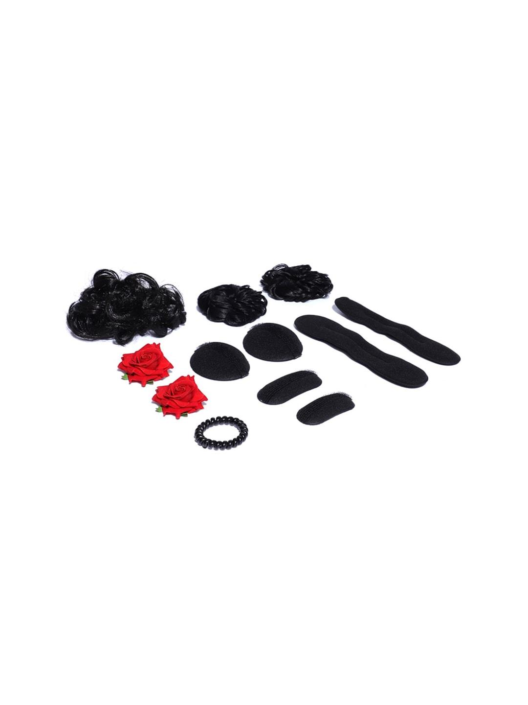 CHRONEX Set Of 12 Hair Accessories With Free Hair Juda For Party & Festives