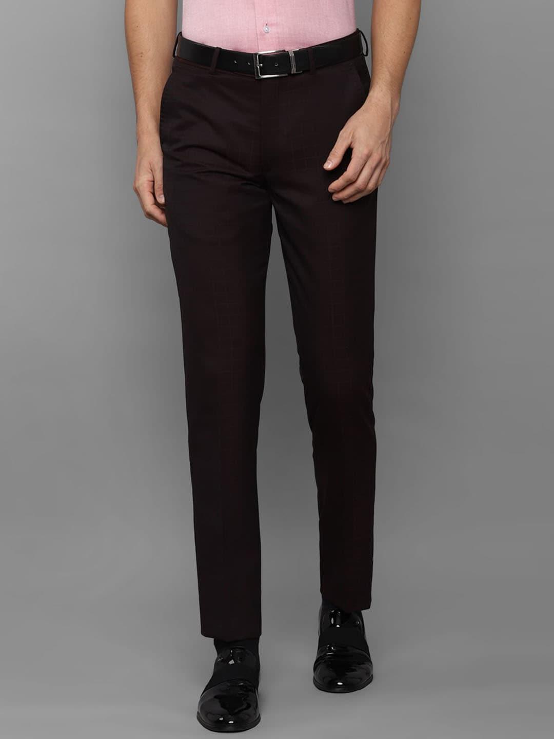 louis-philippe-men-brown-slim-fit-trousers