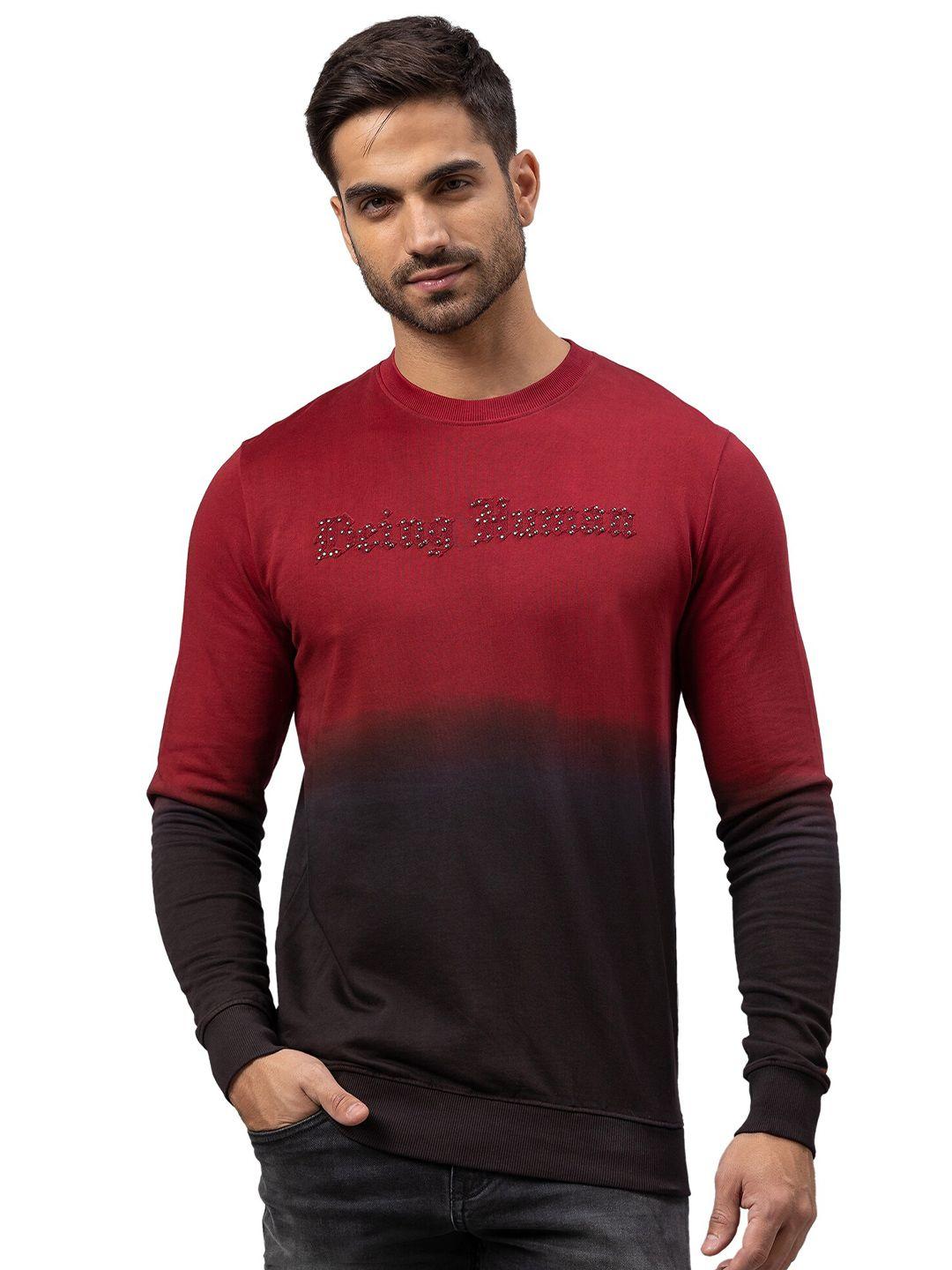 being-human-men-red-printed-sweatshirt