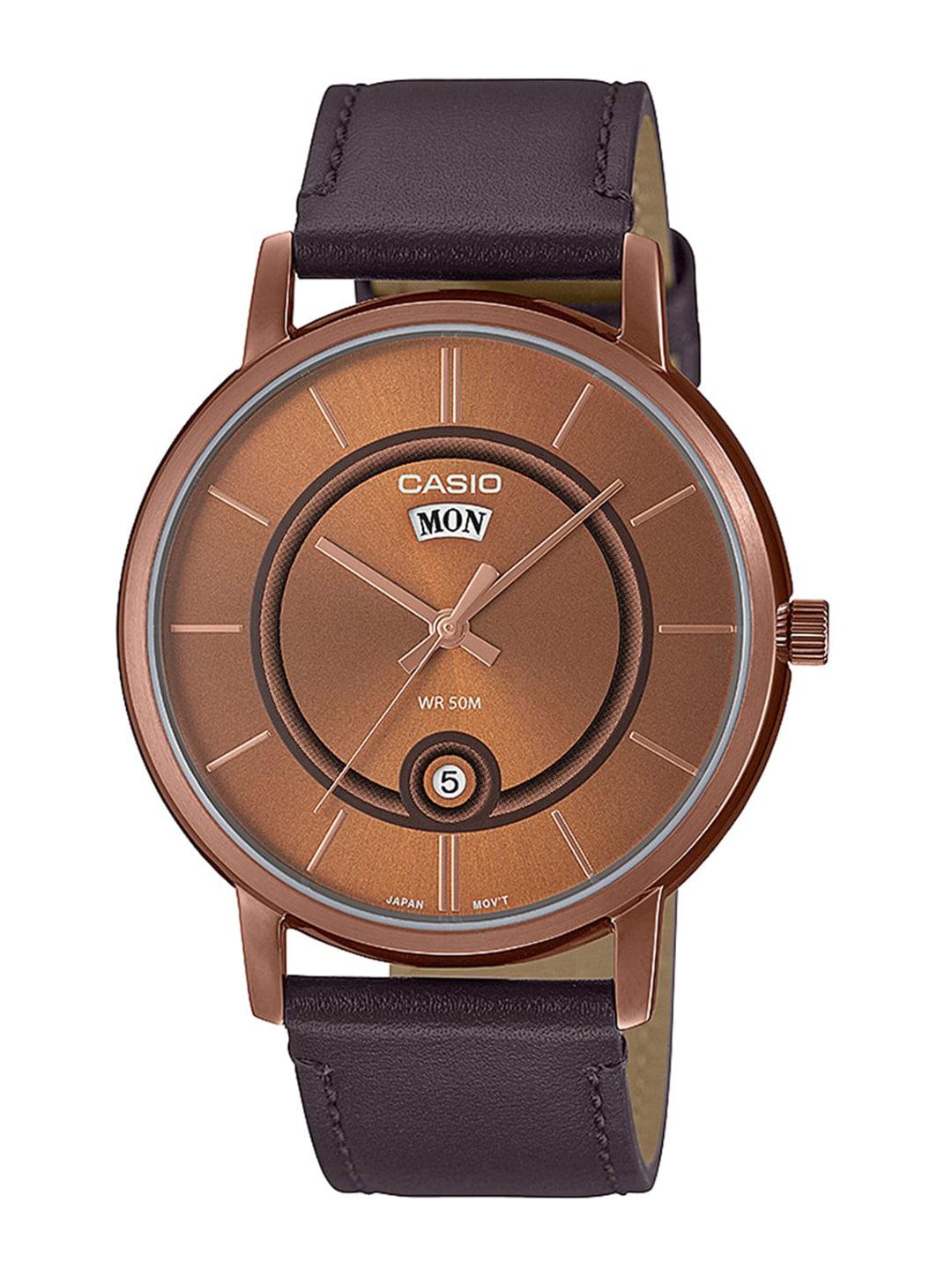 casio-men-brown-dial-&-brown-leather-straps-analogue-watch