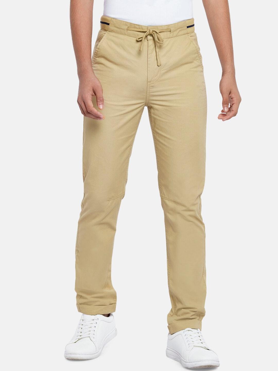 Coolsters by Pantaloons Boys Beige Solid Trousers