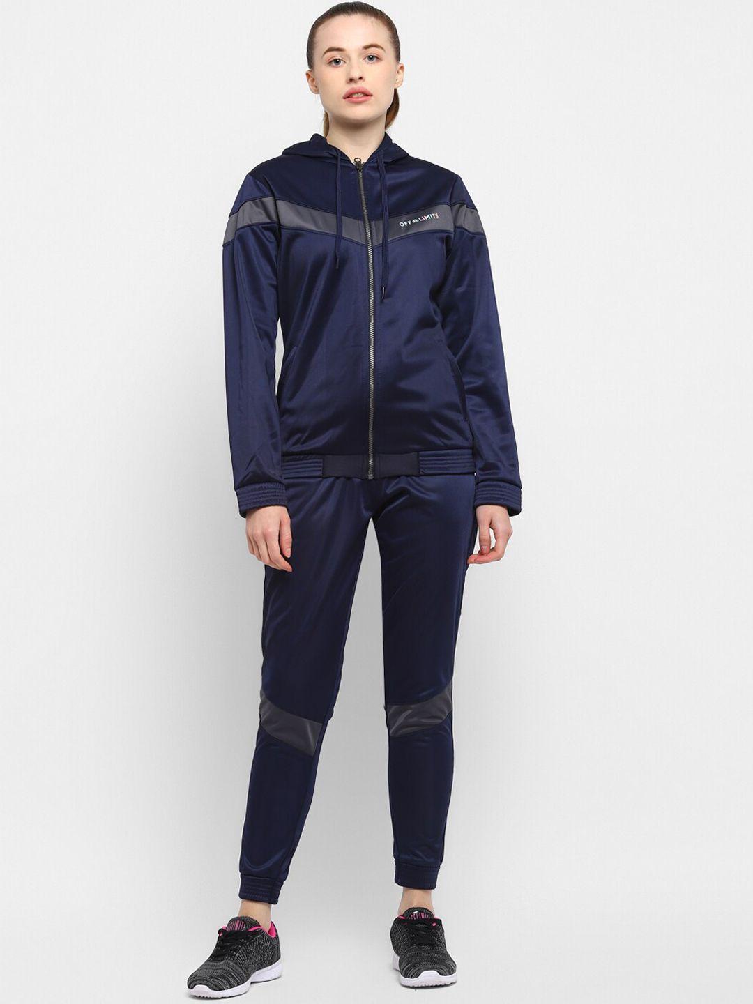 off-limits-women-blue--solid-tracksuits