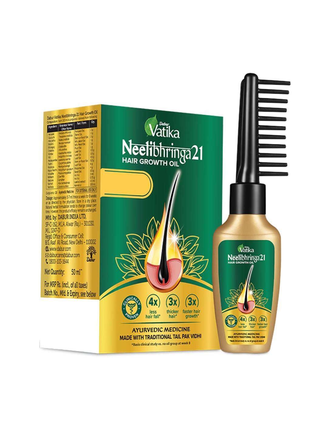 Dabur Vatika Neelibhringa 21 Hair Growth Oil To Reduce Hair Fall - 50 ml