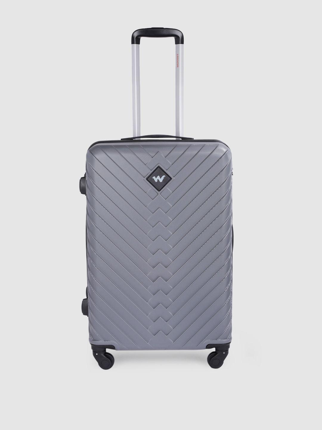 Wildcraft Citron Textured Hard Sided Large Trolley Suitcase