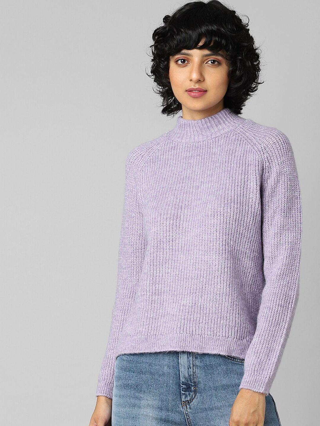 only-women-purple-pullover