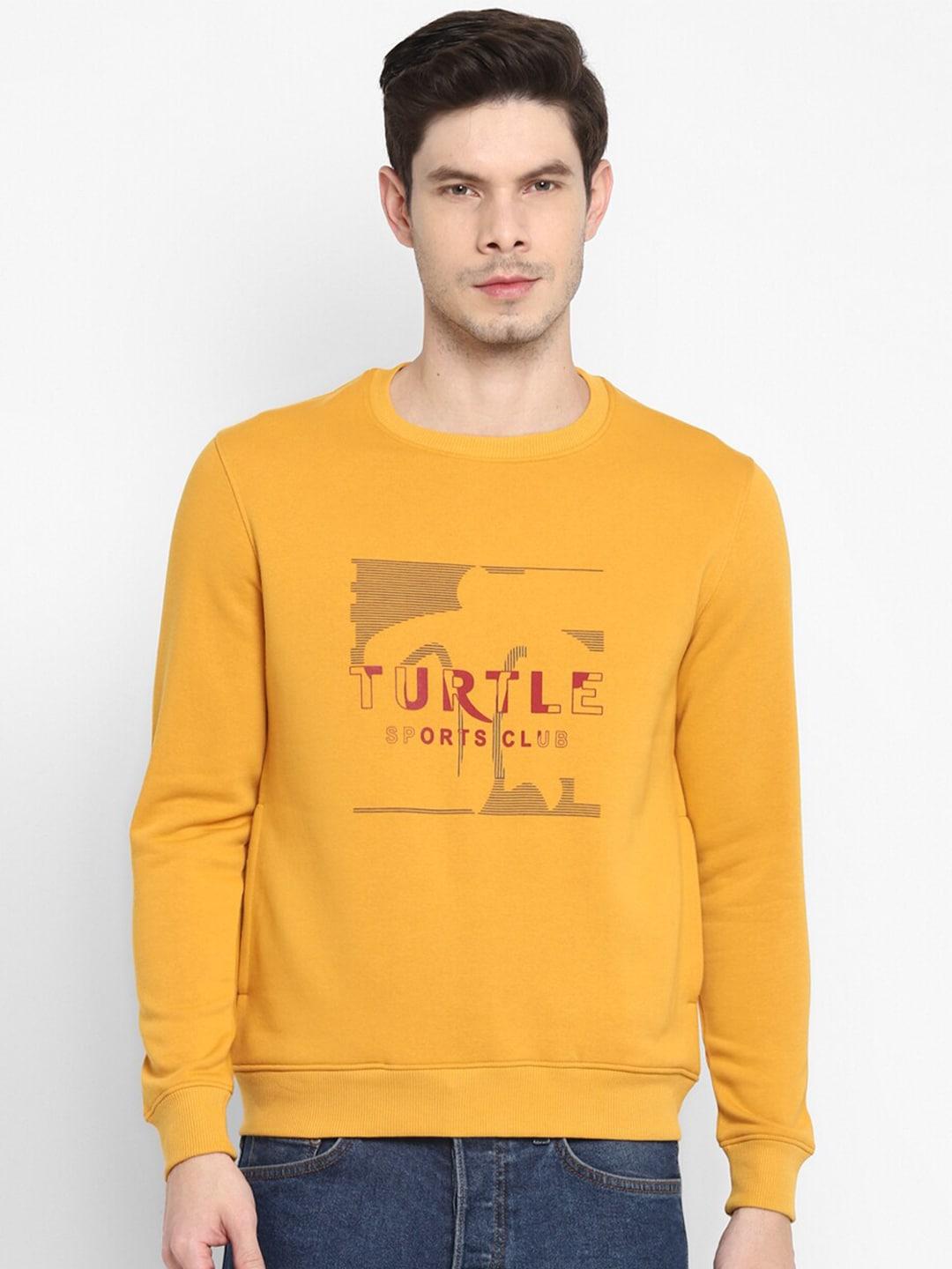 turtle-men-yellow-printed-sweatshirt