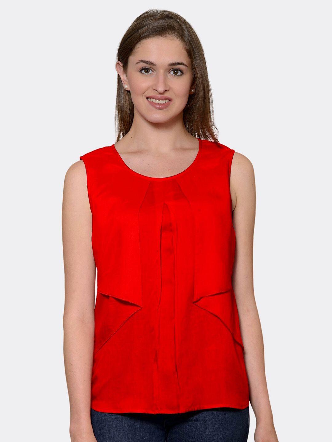 patrorna-red-layered-top