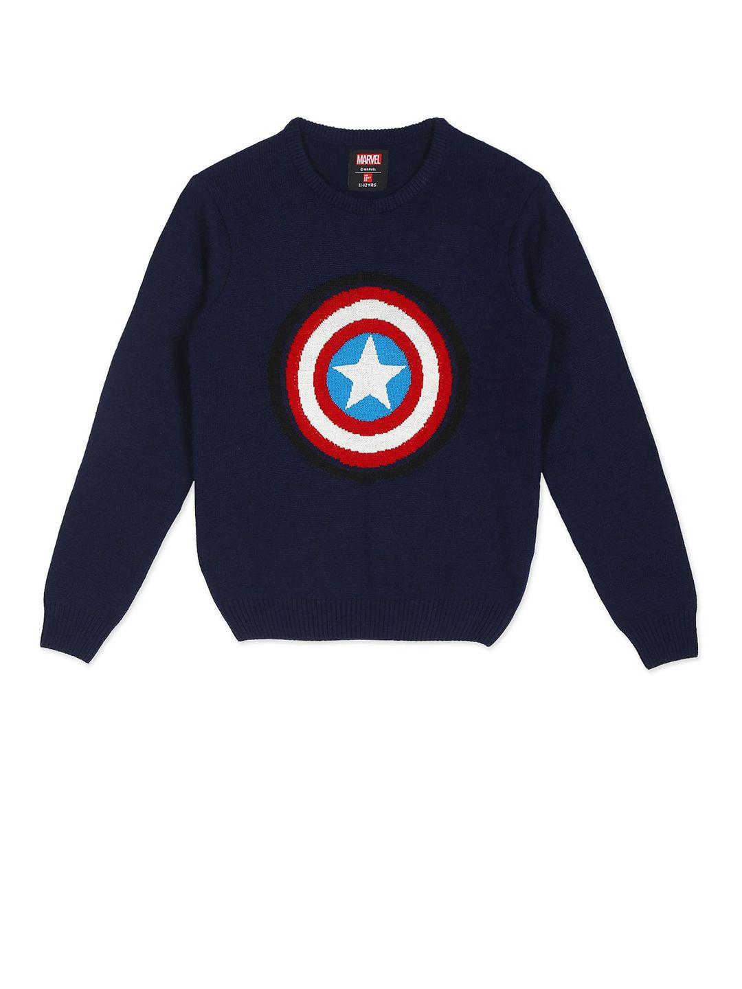 colt-boys-navy-blue-&-red-printed-pullover