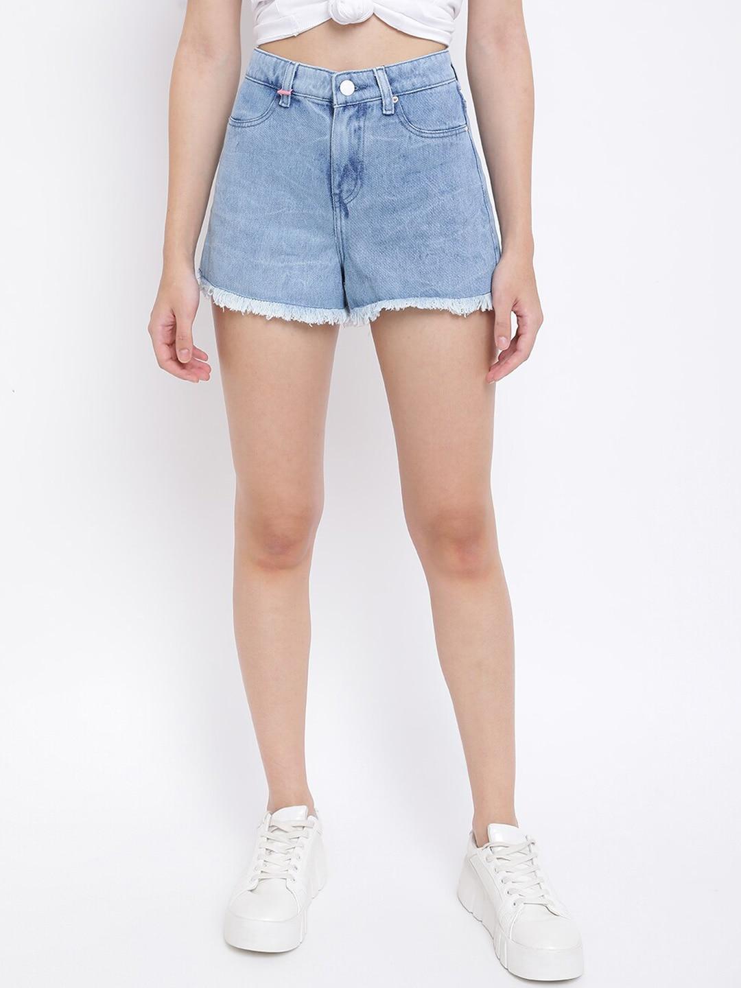 tales-&-stories-women-washed-outdoor-denim-shorts