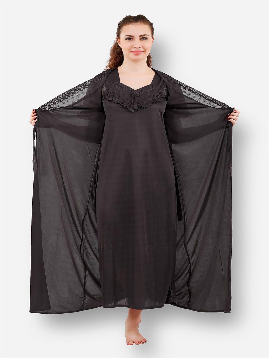 romaisa-women-black-solid-lace-detail-2-piece-satin-maxi-wrap-nightdress