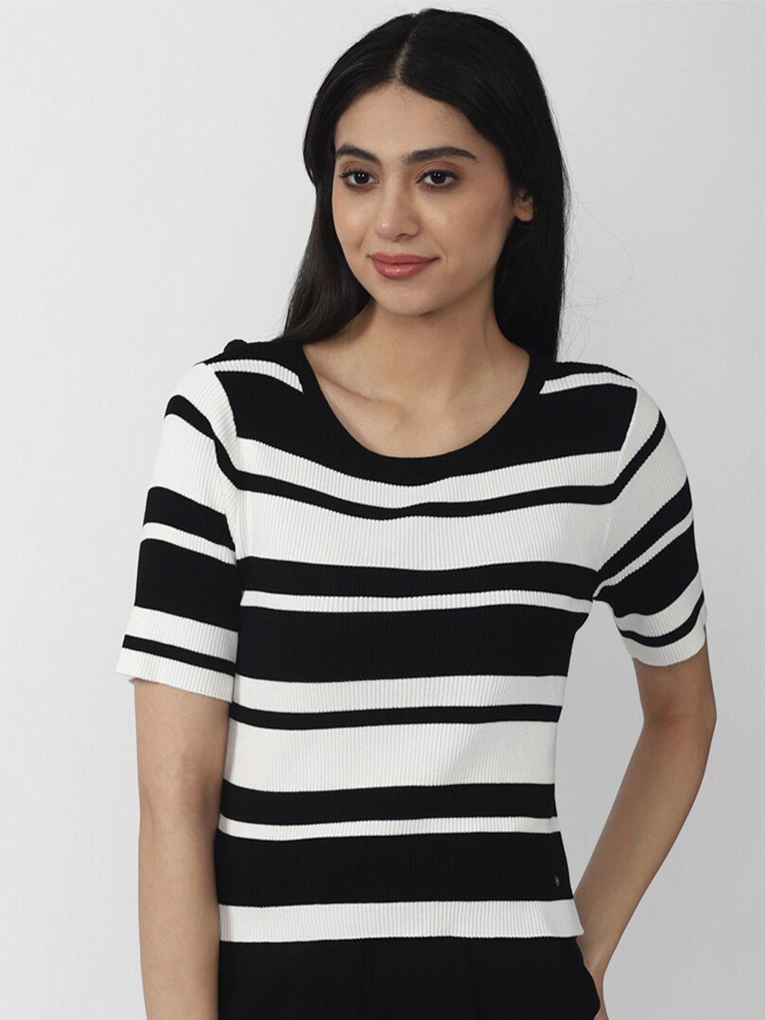 van-heusen-woman-white-striped-top
