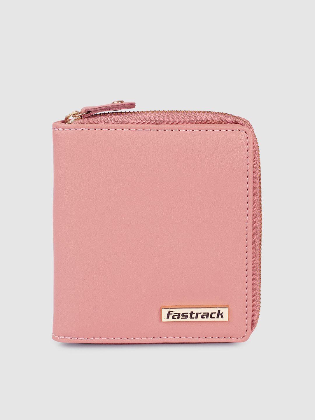 Fastrack Women Pink Two Fold Wallet
