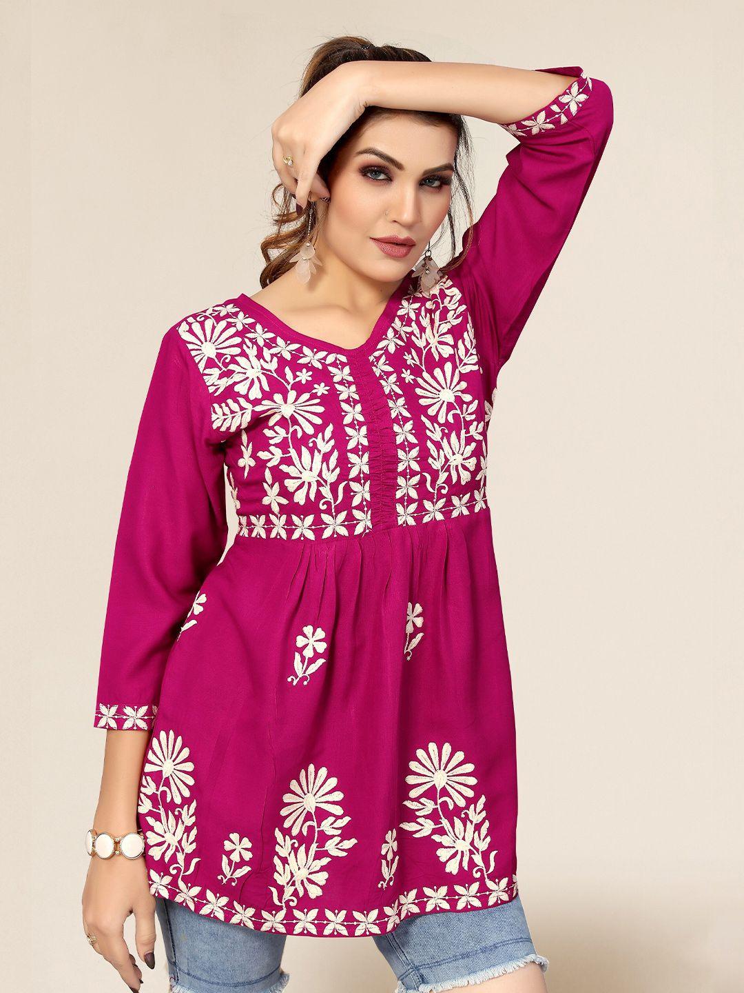 winza-designer-pink-floral-embroidered-top