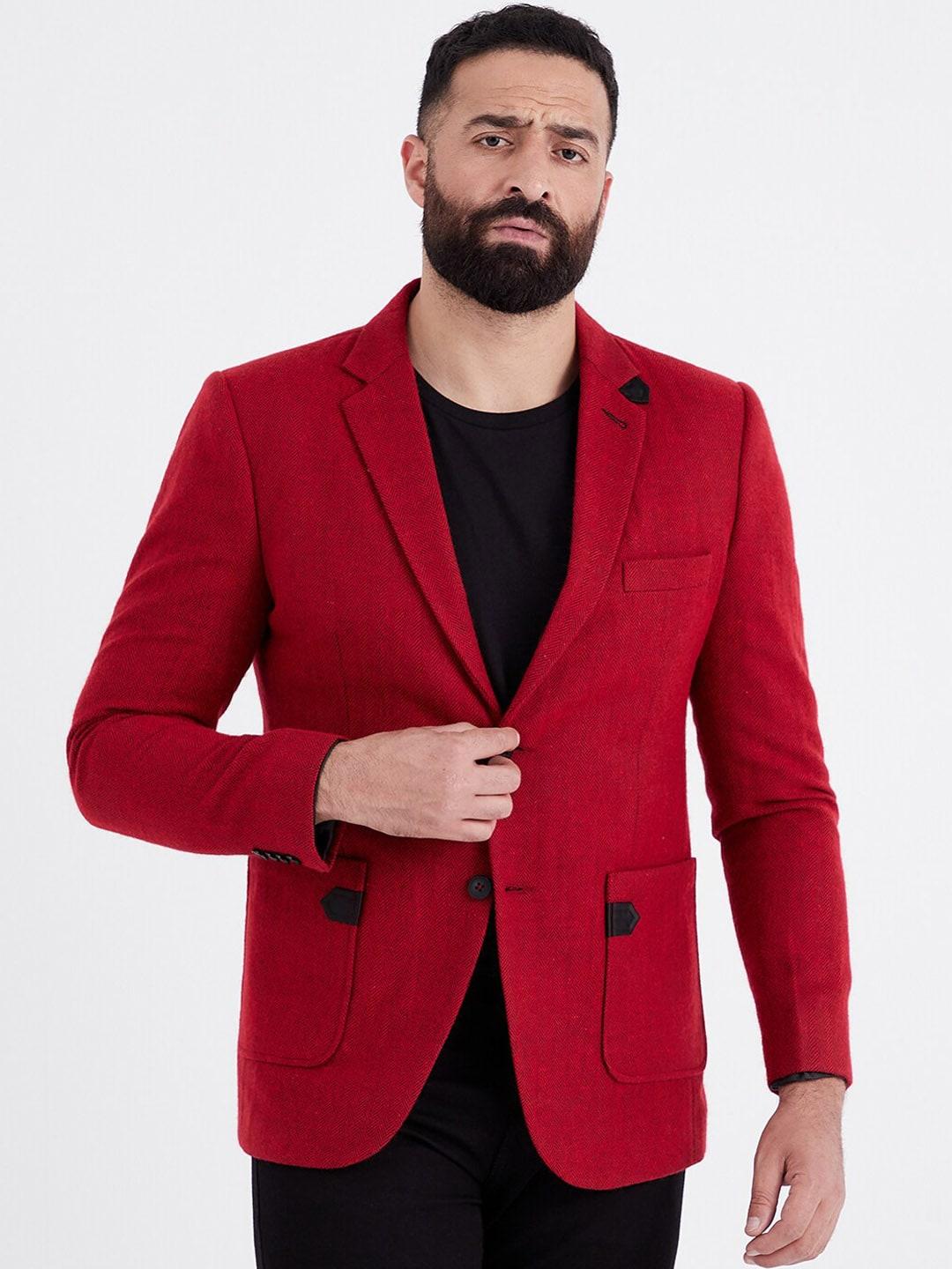 mr-button-men-red-self-design-slim-fit-single-breasted-woolen-casual-blazers