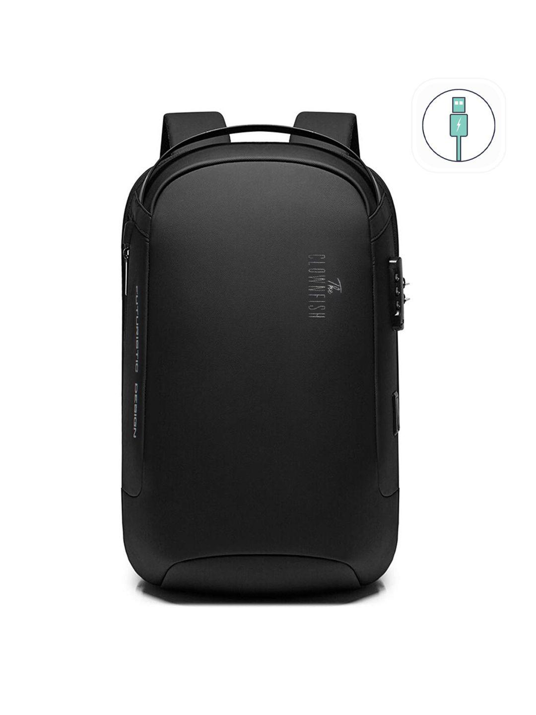 the-clownfish-unisex-black-backpack-with-usb-charging-port