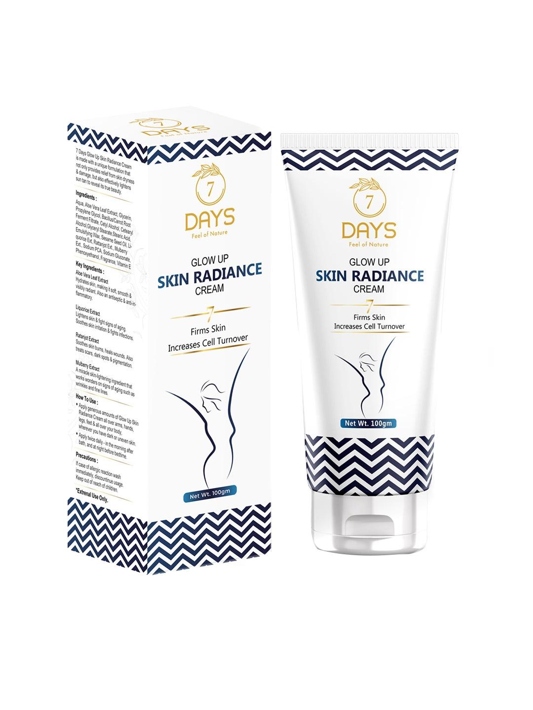7 DAYS Glow Up Skin Radiance Cream to Increase Cell Turnover with Aloe Vera - 100 g