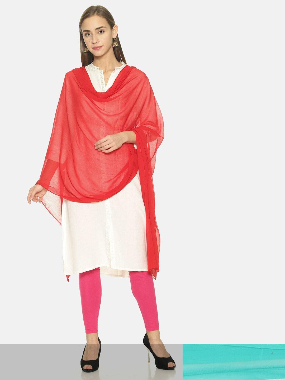 twin-birds-pack-of-2-solid-dupatta