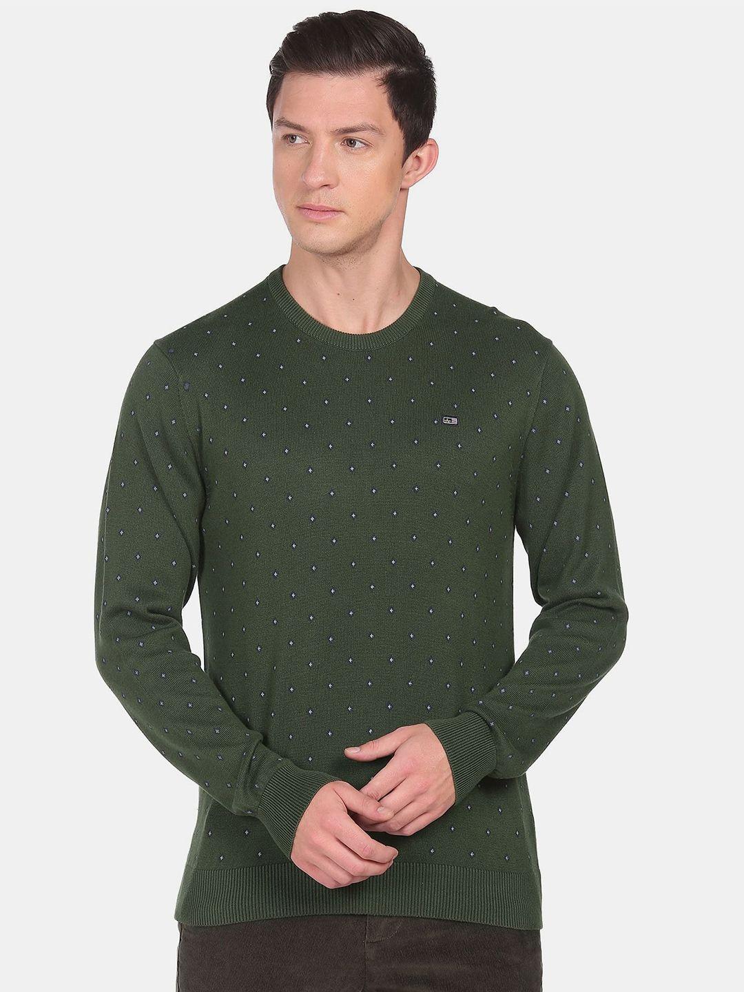 arrow-sport-men-round-neck-printed-pullover